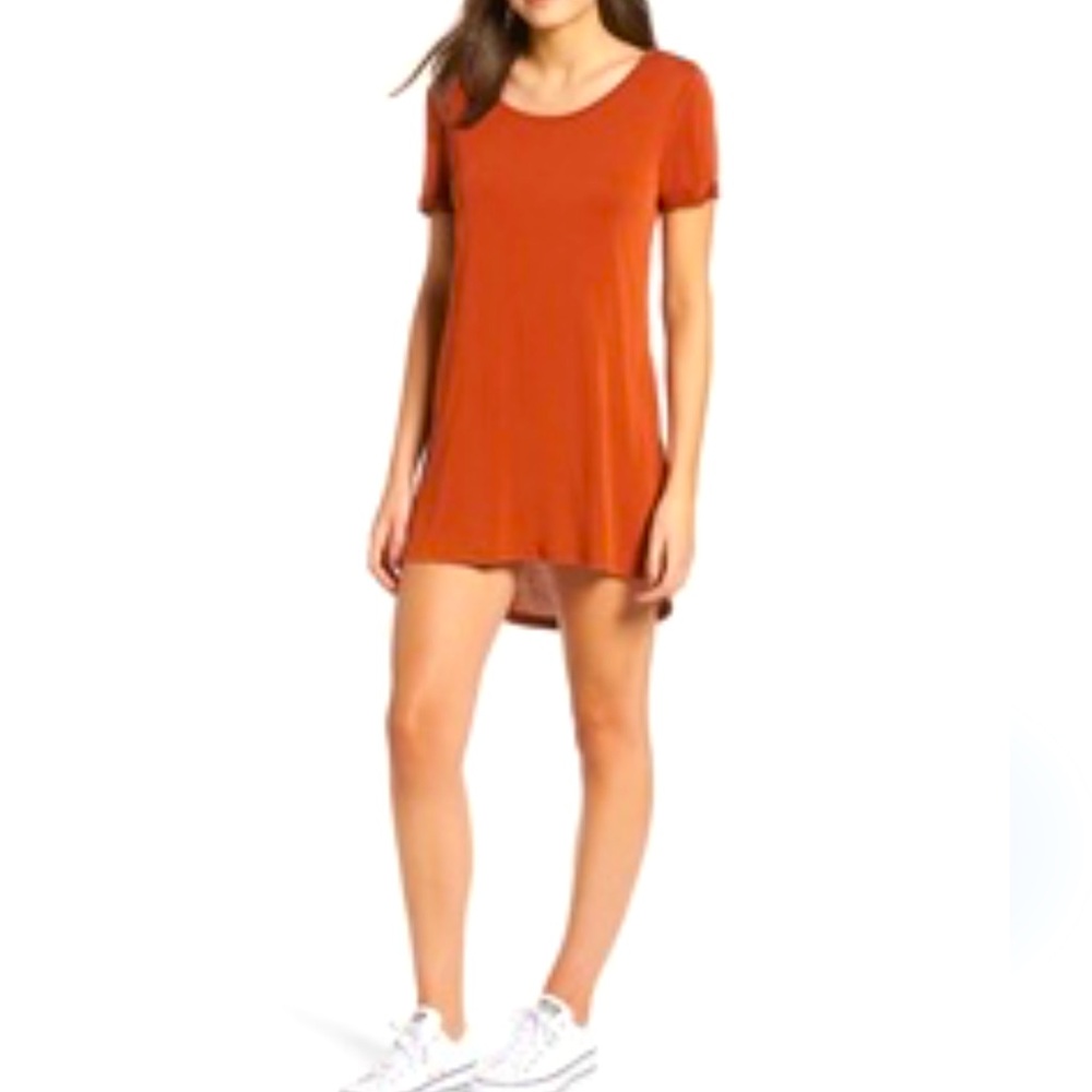 Universal Threads Burnt Orange T-Shirt Dress Size L